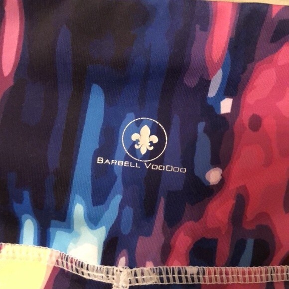 BARBELL VOODOO SIZE SMALL WATERCOLOR LEGGINGS - Picture 6 of 7